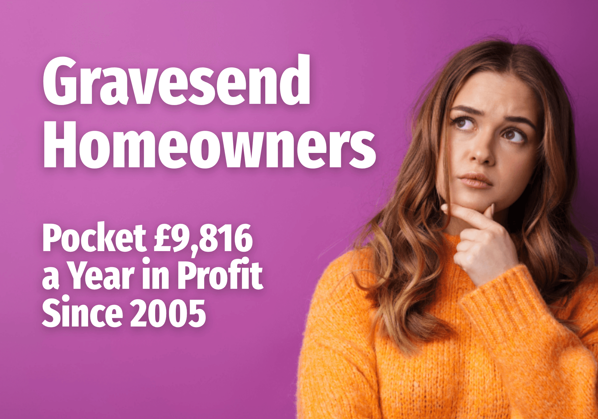 Gravesend Homeowners Pocket £9,816 a Year in Profit Since 2005