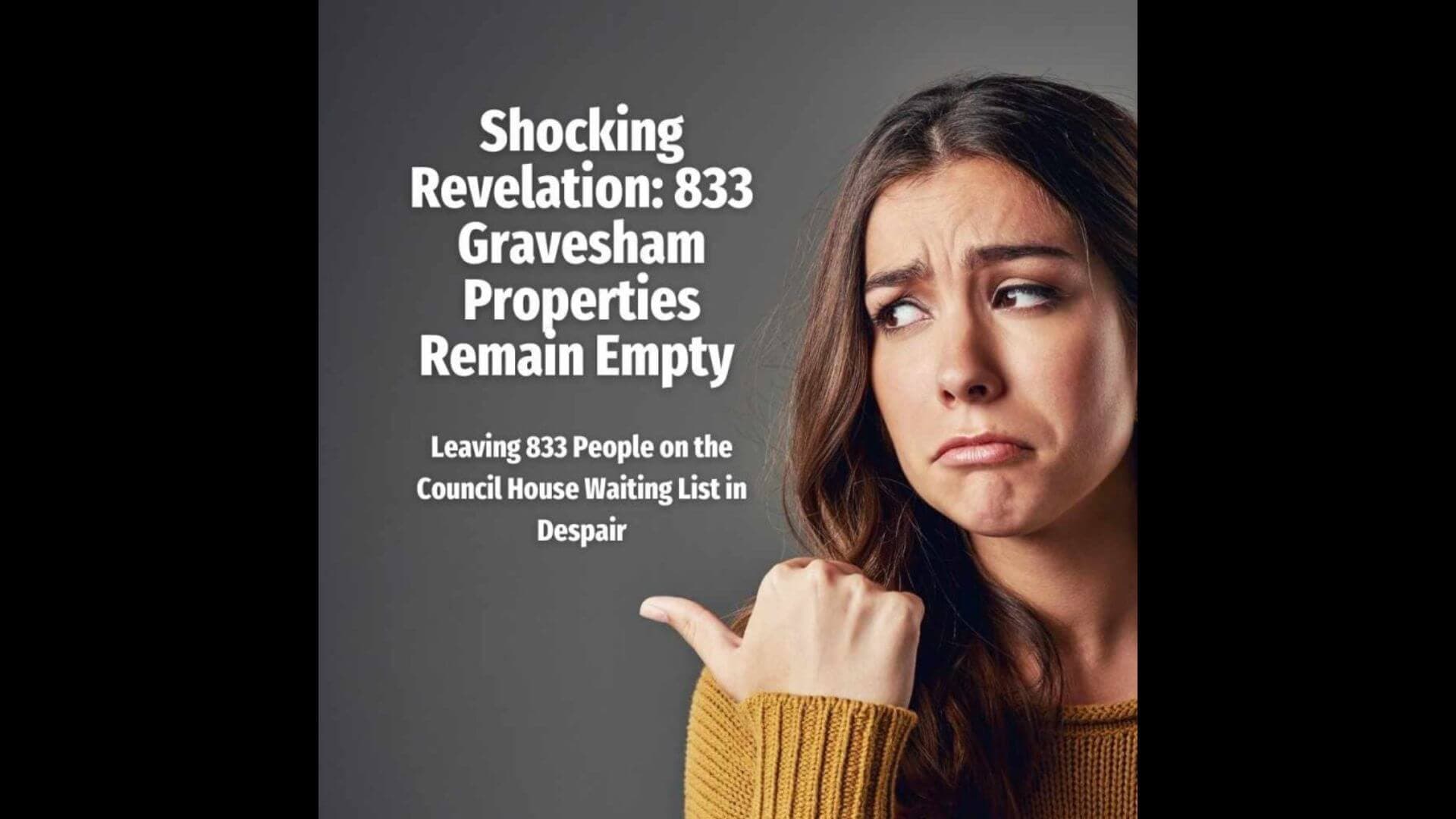 Shocking Revelation: 833 Gravesham Properties Remain Empty